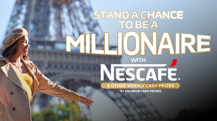 Stand a chance to be a millionaire with NESCAFÉ!