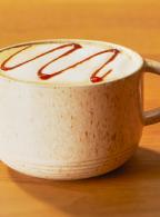 Creamy Caramel Decaf Latte