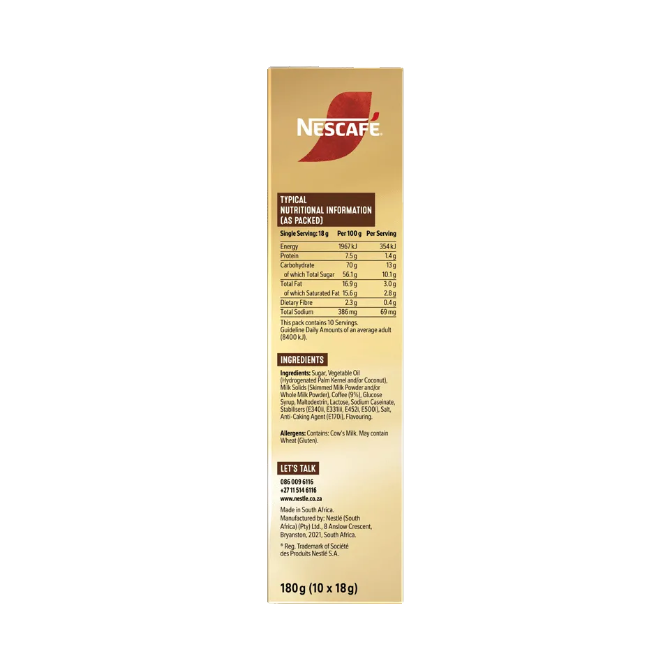Nescafé Gold cappuccino coffee